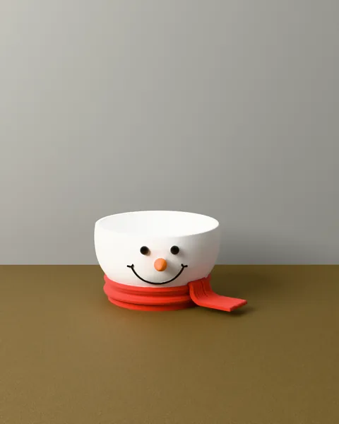 Tigela Boneco de Neve
