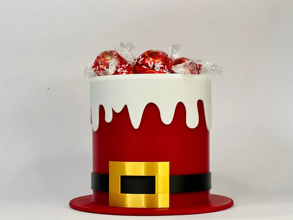 Foto real: Tigela Chapéu de Natal