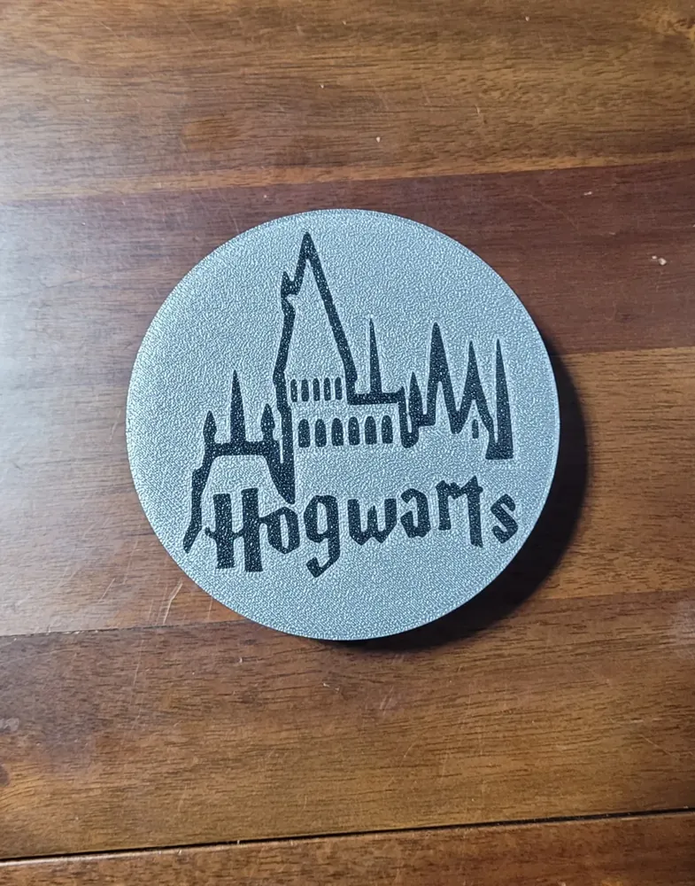 Foto real: Porta-Copos das Casas de Hogwarts