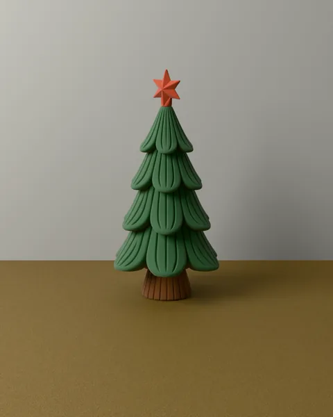 Árvores de Natal Japandi