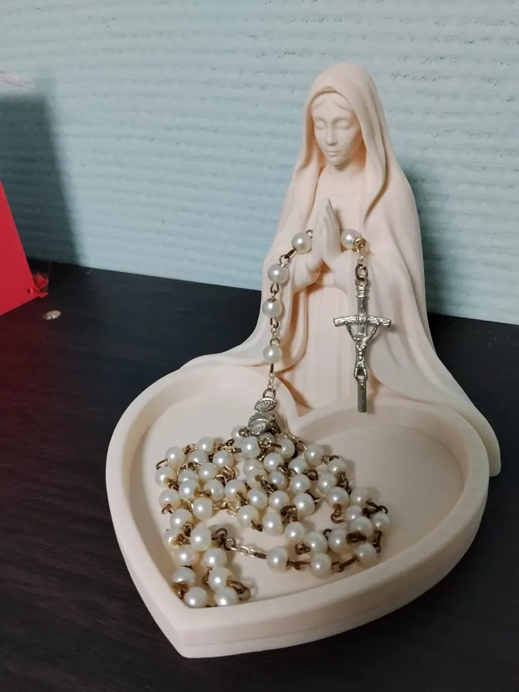 Foto real: Porta-Terço Coração de Nossa Senhora